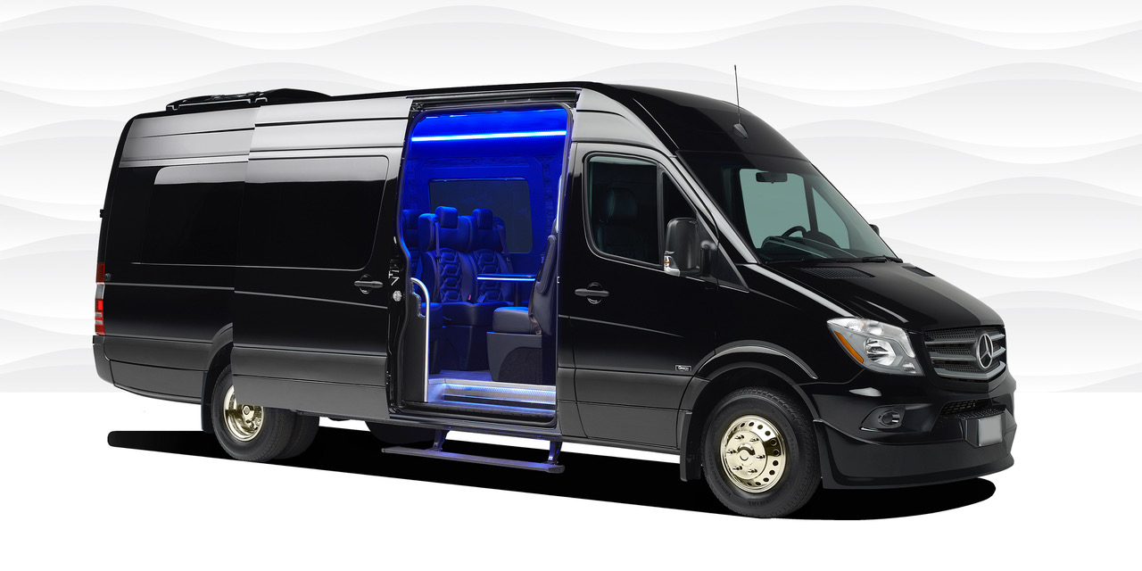 Executive Mercedes Sprinter rental Houston NST Bus and Sprinter Mercedes Rentals